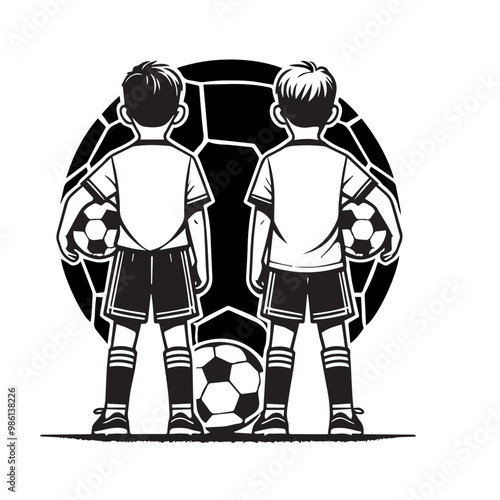 Soccer ball player two three svg png,Soccer players svg png , Soccer ball two three players svg, Coquette Bow, soccer family svg, soccer ball name frame svg, Soccer player svg
