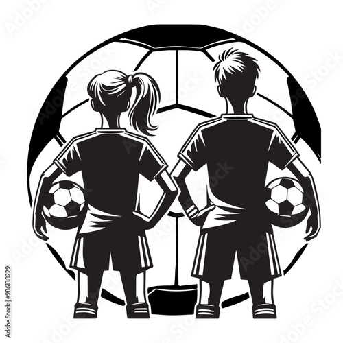 Soccer ball player two three svg png,Soccer players svg png , Soccer ball two three players svg, Coquette Bow, soccer family svg, soccer ball name frame svg, Soccer player svg
