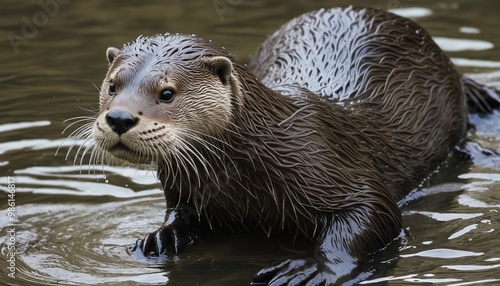 Otter in Water