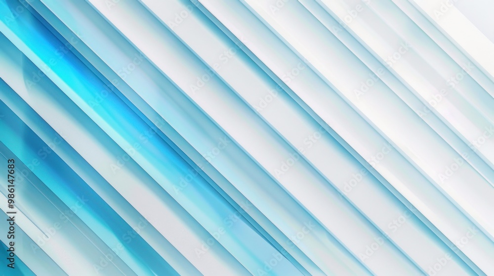 Light blue and turquoise diagonal stripes on white. Abstract background Light blue and turquoise diagonal stripes on white. Abstract background