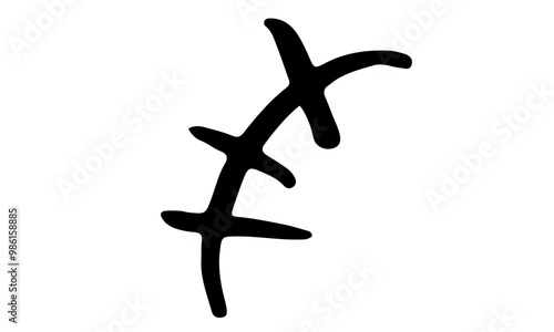 笑い　漫符マーク　ワイワイ