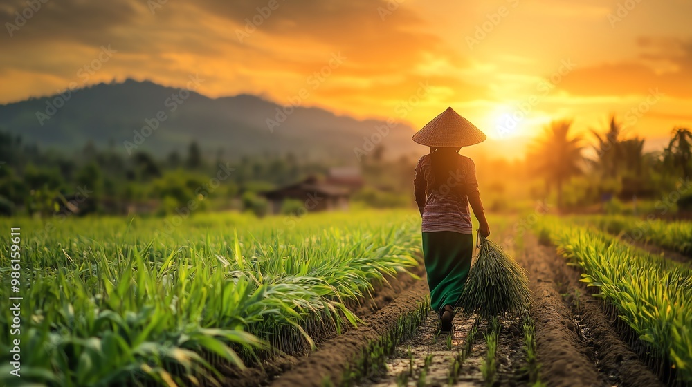 Fototapeta premium Promoting Low-Carbon Technologies in Agriculture for Sustainable Farming