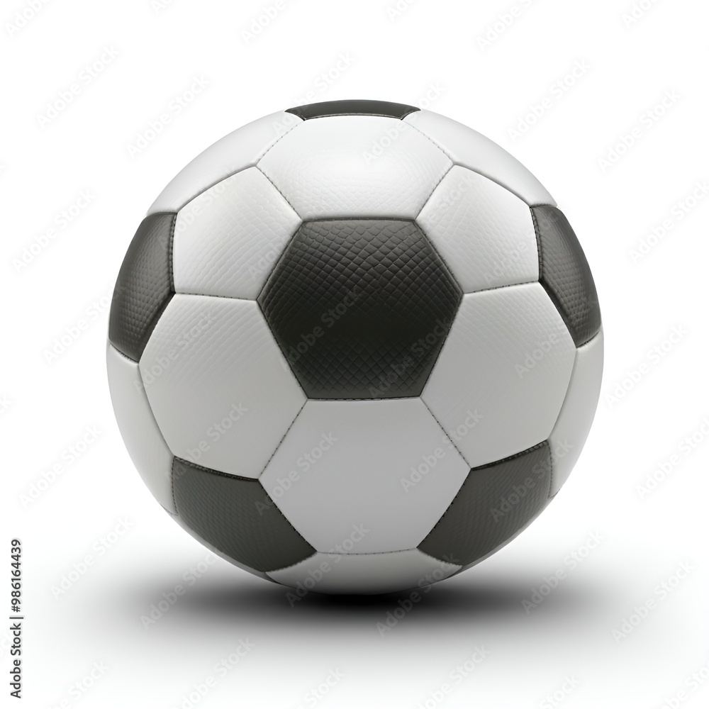 Soccer ball, soccer ball isolated on white background, clipping path, full field depth, football black and white. Soccer ball, soccer ball isolated on white background, clipping path, full field depth, football black and white.