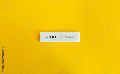 Quadro su tela Aldehyde group, -CHO