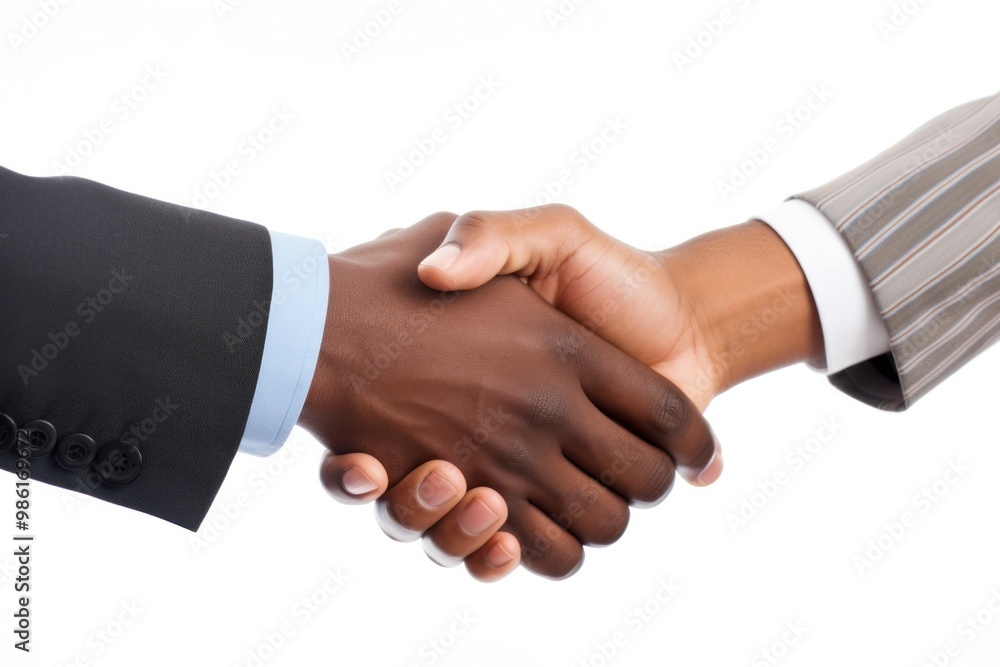 A handshake between two business rivals, symbolizing reconciliation and cooperation A handshake between two business rivals, symbolizing reconciliation and cooperation