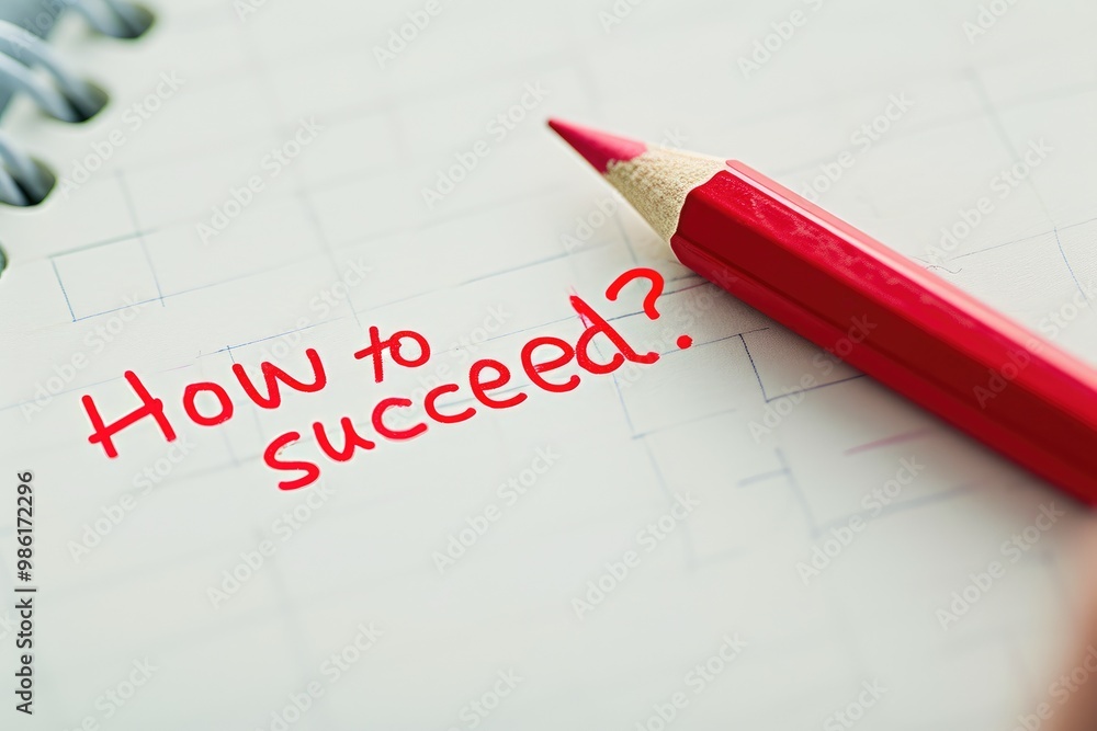 Top Tips for Success: Red Pencil Notebook Top Tips for Success: Red Pencil Notebook
