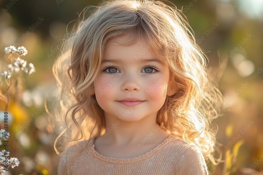 whimsical child portrait natural outdoor setting soft bokeh background genuine smile playful expression vibrant colors whimsical child portrait natural outdoor setting soft bokeh background genuine smile playful expression vibrant colors