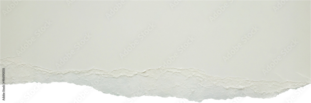 Obraz premium White ripped paper torn edges strips isolated on black background