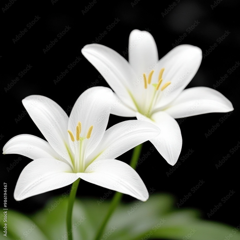 Fototapeta premium A tranquil path through a lush green meadow on a bright sunny afternoon