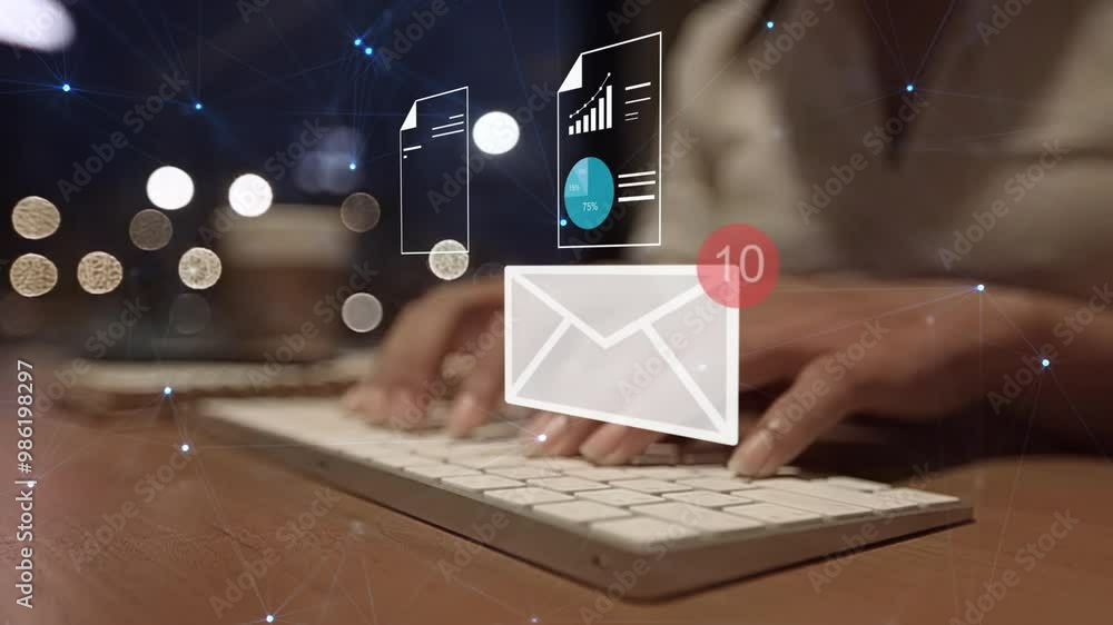 Sending e-mail: Mail being sent