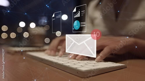 Sending e-mail: Mail being sent