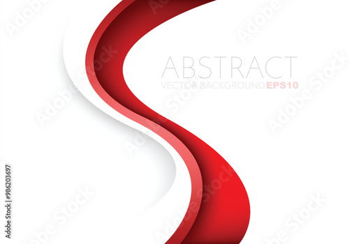 graphic vector curve line overlap background for text and message design