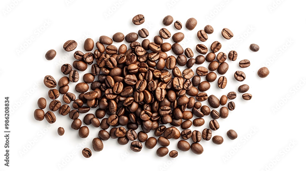 Coffee beans isolated on white background Coffee beans isolated on white background