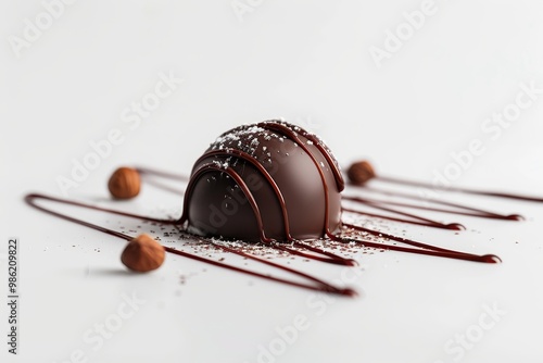 Hazelnut praline with chocolate ganache