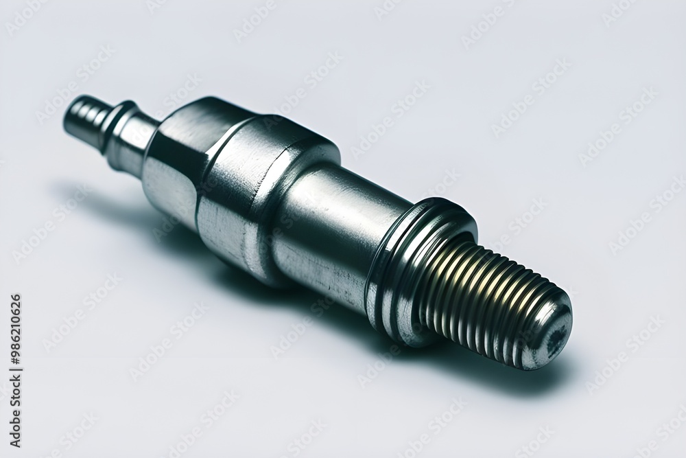 Isolated Spark Plug on White Background Isolated Spark Plug on White Background