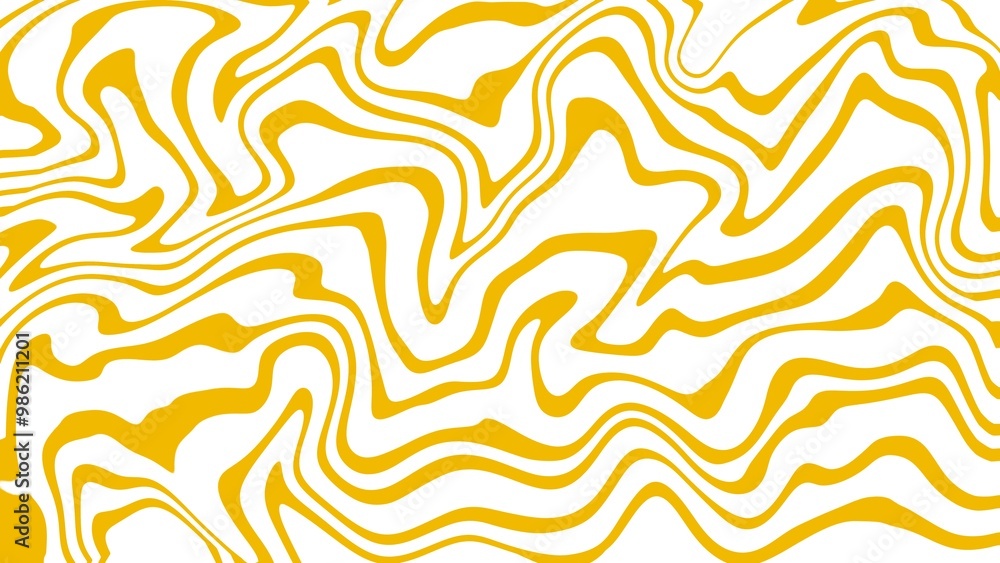 Abstract background of random yellow wave line texture. Yellow liquid abstract wallpaper Abstract background of random yellow wave line texture. Yellow liquid abstract wallpaper