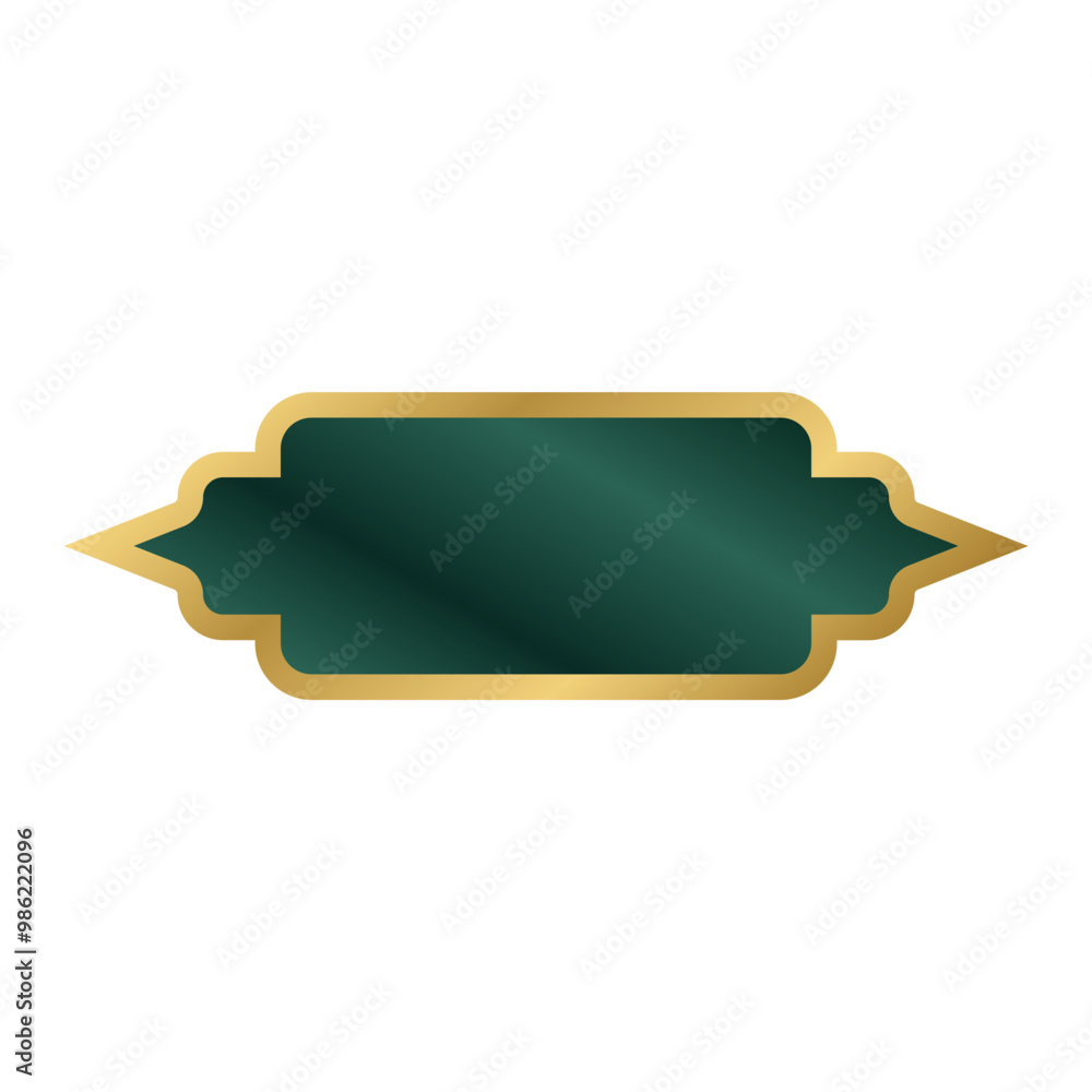 Islamic gradient label Islamic gradient label