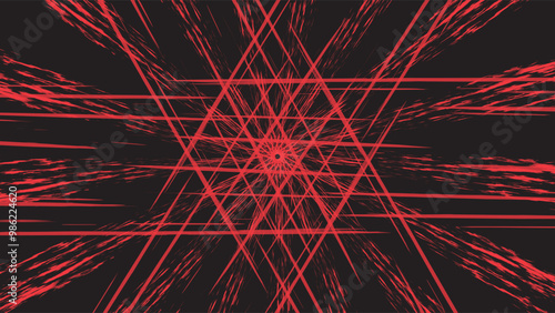 A mystical dark red pattern. Mysterious cosmic illustration. Abstract background design
