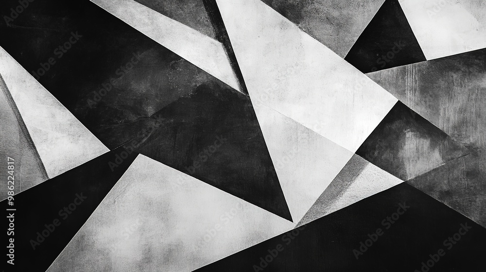 A black and white photo of a geometric design with a geometric pattern A black and white photo of a geometric design with a geometric pattern