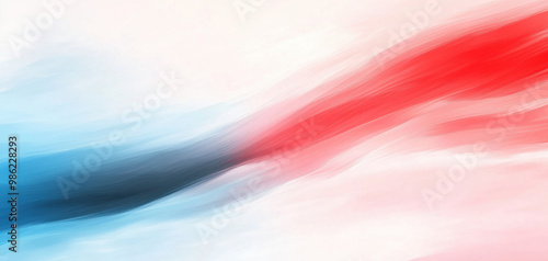 Wallpaper Mural A painting of a blue, red, and white line Torontodigital.ca