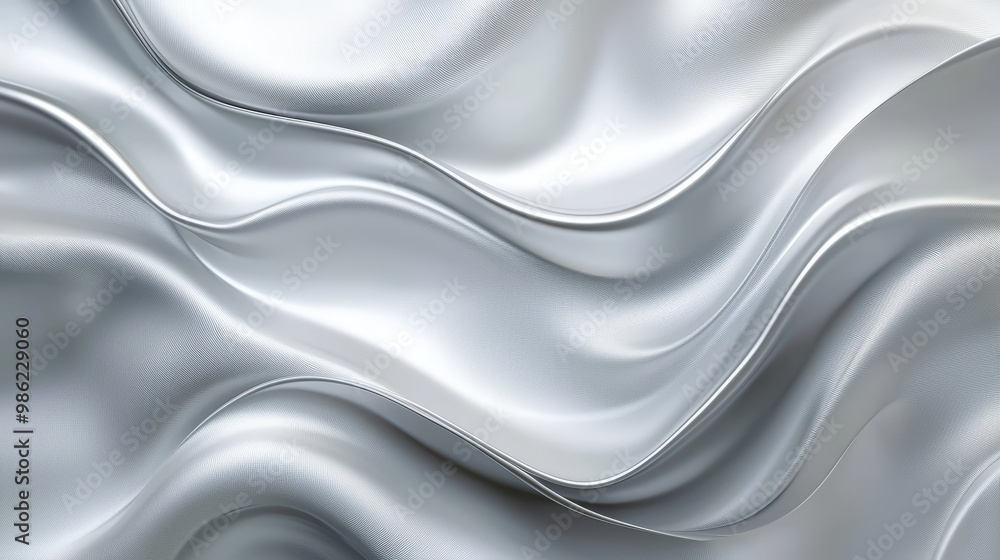 Abstract silver wave design Abstract silver wave design
