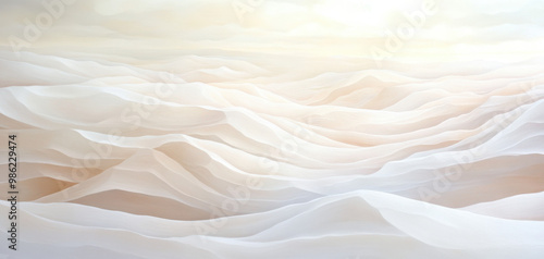 Wallpaper Mural The image is a white and gray ocean with a lot of waves Torontodigital.ca