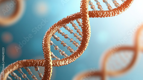 Explore the intricate composition of the DNA molecule, highlighting its role in human genome studies and genetic engineering within medical biotechnology.