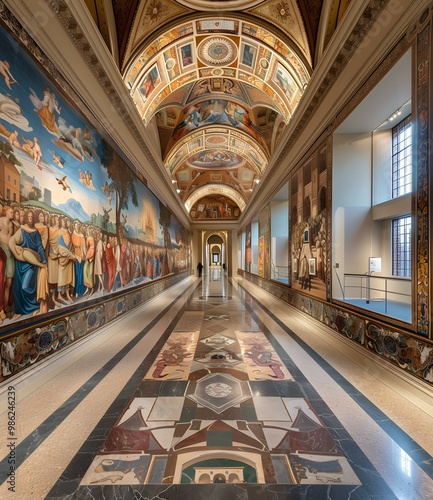 The Hall of Tapestries in the Metropolitan Museum of Art