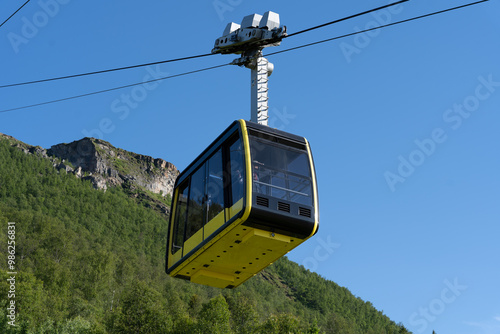 Fjellheisen cable car in Tromso, Norway photo