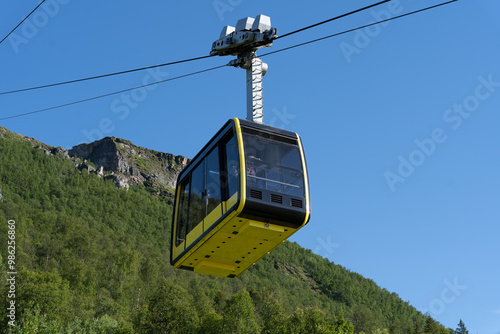 Fjellheisen cable car in Tromso, Norway