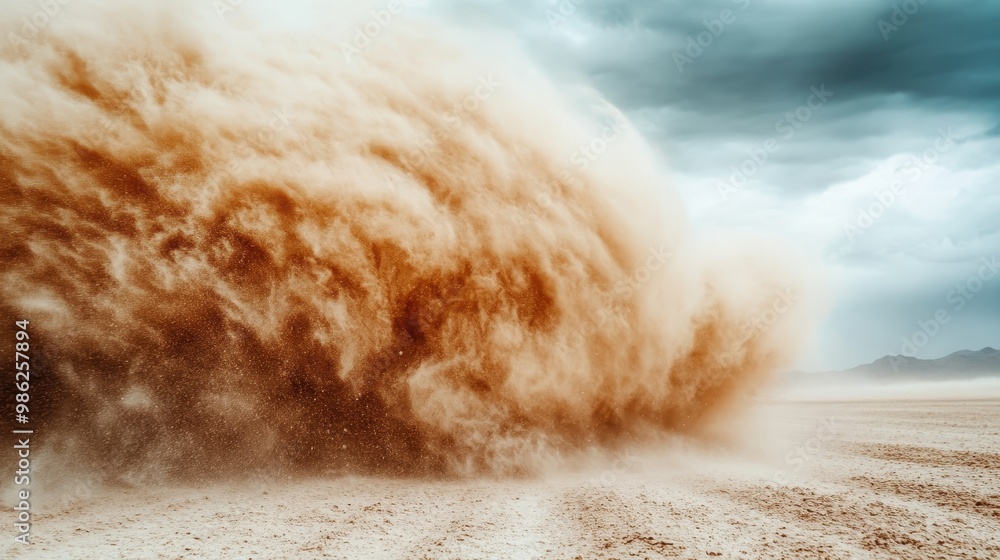 A dramatic image of a massive dust storm rolling across a barren desert landscape, capturing the raw power and unpredictable beauty of nature's forces in motion. A dramatic image of a massive dust storm rolling across a barren desert landscape, capturing the raw power and unpredictable beauty of nature's forces in motion.