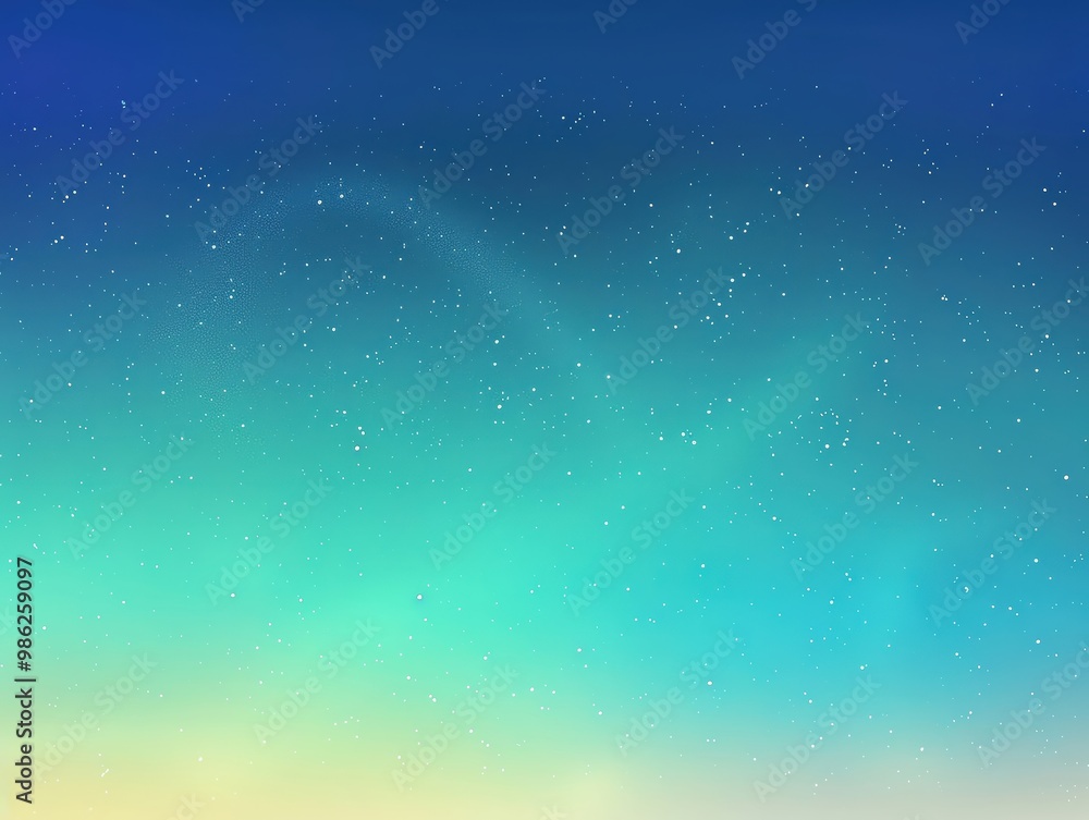 Stunning gradient sky featuring soft blue and green hues illuminated by countless stars, perfect for serene backgrounds. Stunning gradient sky featuring soft blue and green hues illuminated by countless stars, perfect for serene backgrounds.