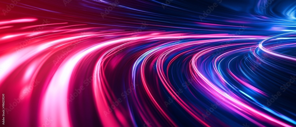 abstract glow blue and purple curved light lines background abstract glow blue and purple curved light lines background