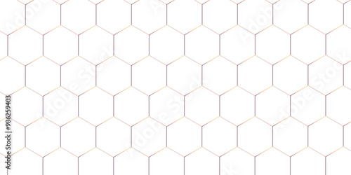 Abstract pattern with hexagonal white and gray technology line paper background. Hexagonal 3d vector grid tile and mosaic structure simple style hexagonal graphic concept. Futuristic surface design. 