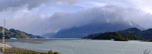 Lake Grey in Torres del Paine National Park, Patagonia, Chile