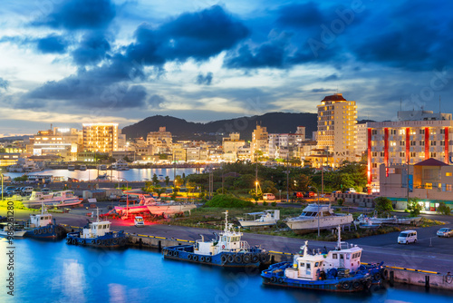 Ishigaki, Okinawa, Japan at Dusk