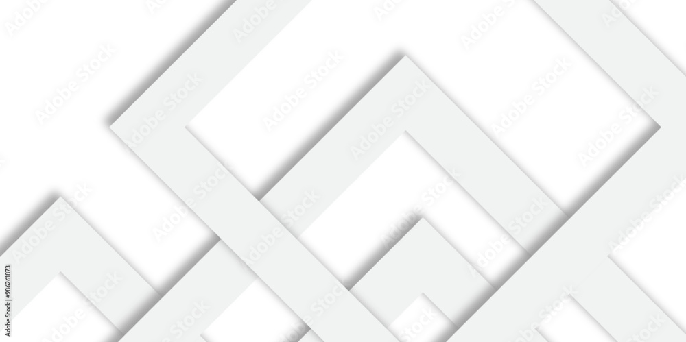 White abstract geometric background with white paper sheets soars as abstract spaces with rectangles, parallel stripes, perspective, shadows in simple strict modern material in triangle and square.
White abstract geometric background with white paper sheets soars as abstract spaces with rectangles, parallel stripes, perspective, shadows in simple strict modern material in triangle and square.