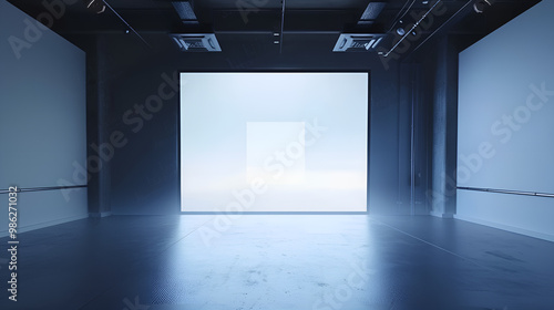 extremely simple clean video studio background