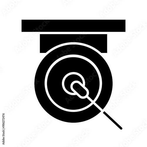 gong glyph icon