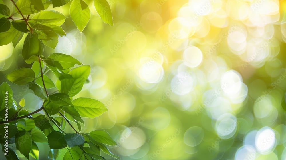 Abstract Blurred Green Spring Nature Background with Soft Pastel Colors. Abstract Blurred Green Spring Nature Background with Soft Pastel Colors.