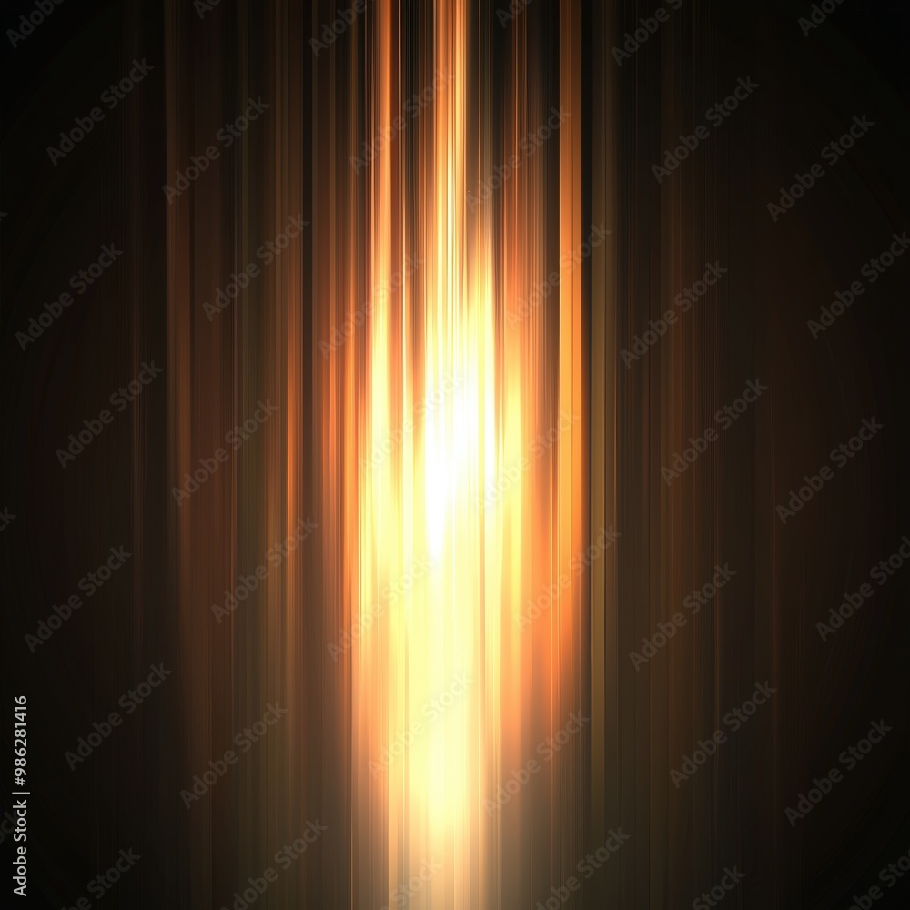 Obraz premium Abstract golden light