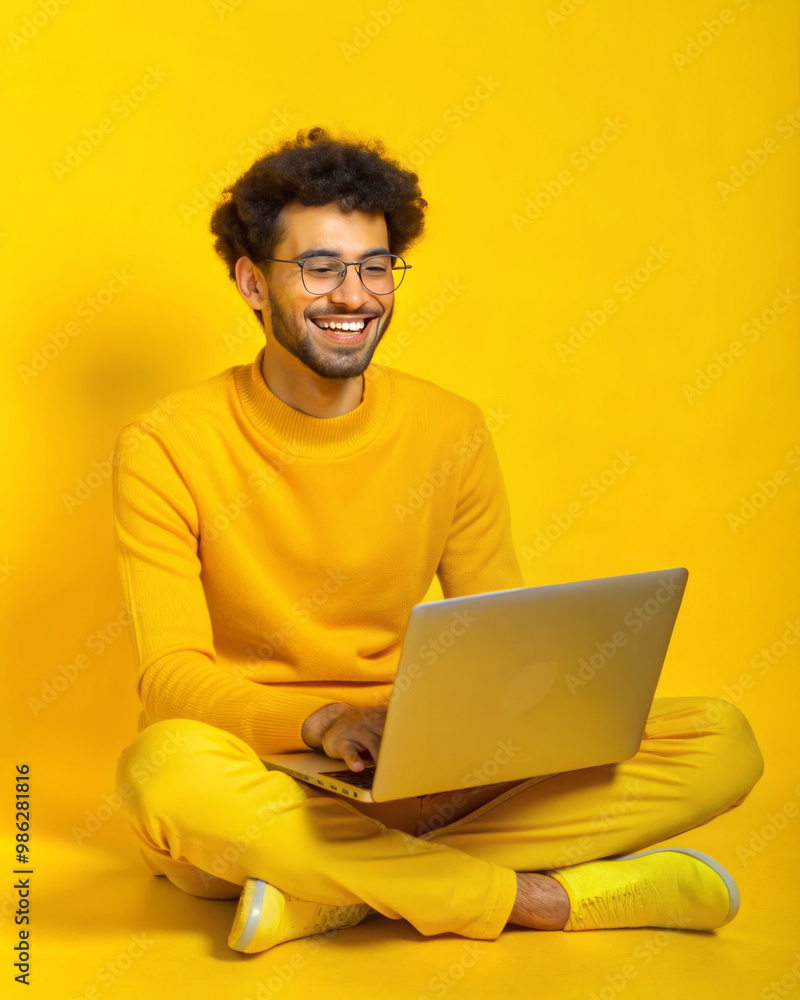Person with laptop Person with laptop