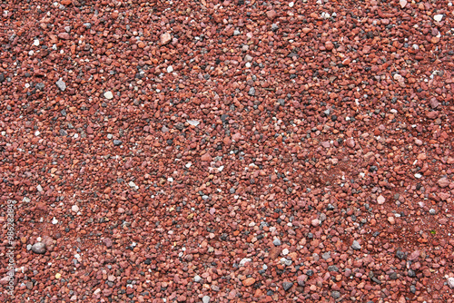 Grava de tezontle rojo