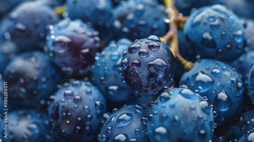 Macro closeup view of grape fruit balls Macro closeup view of grape fruit balls