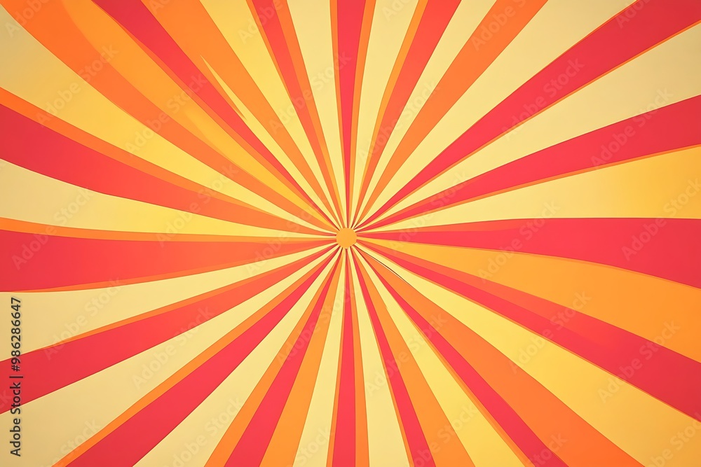 A radiant sunburst pattern in shades of orange and yellow A radiant sunburst pattern in shades of orange and yellow