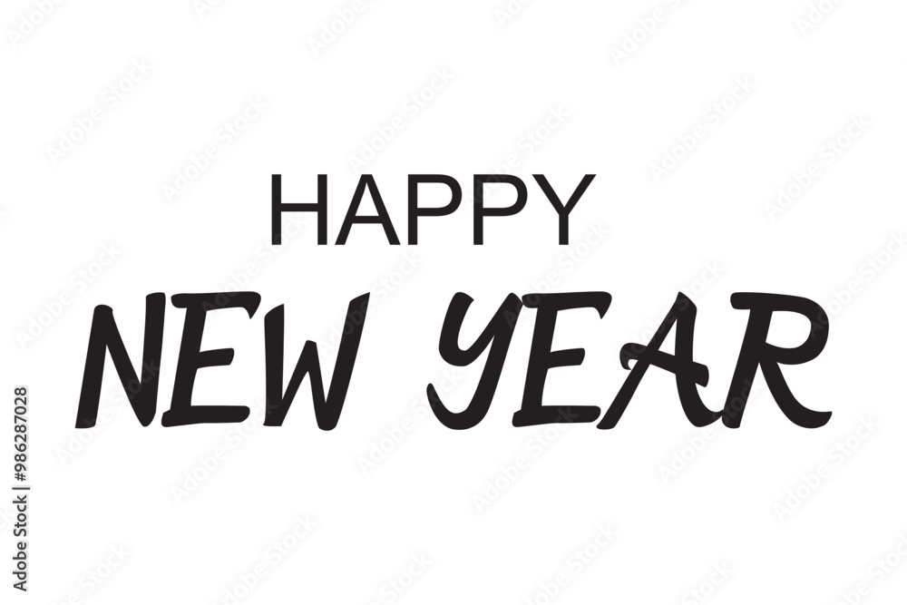 Happy New Year 2023 script text hand lettering. Design template Celebration typography poster, banner or greeting card for Merry Christmas and happy new year. Vector Illustration Happy New Year 2023 script text hand lettering. Design template Celebration typography poster, banner or greeting card for Merry Christmas and happy new year. Vector Illustration