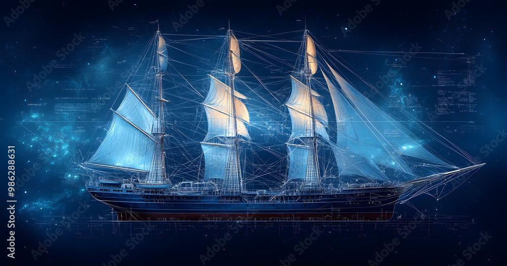 A Detailed Blueprint of an Ancient Sailing Ship Showcasing Its Intricate Design and Engineering, Highlighting Historical Maritime Architecture and Craftsmanship, Offering a Glimpse into Naval Innovati A Detailed Blueprint of an Ancient Sailing Ship Showcasing Its Intricate Design and Engineering, Highlighting Historical Maritime Architecture and Craftsmanship, Offering a Glimpse into Naval Innovati