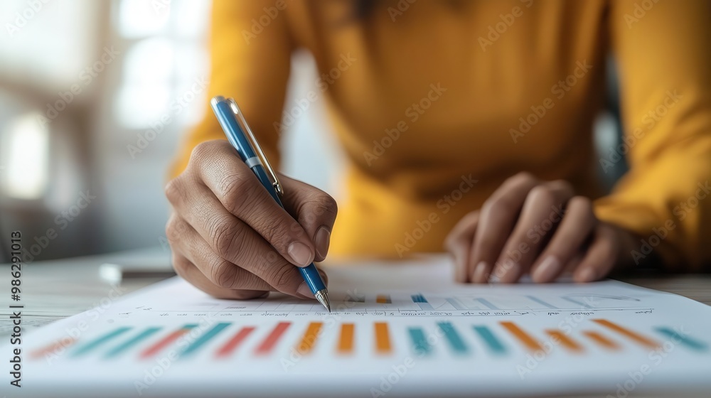 Diverse team reviewing project financials and performance indicators, project management, budget performance Diverse team reviewing project financials and performance indicators, project management, budget performance