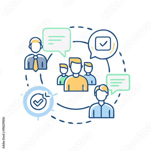 Networking icon with nodes and lines, symbol of communication and connections, minimalist style