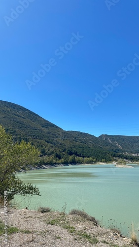 Embalse de Arguis: A Scenic Reservoir on the Isuela River in Huesca, Spain